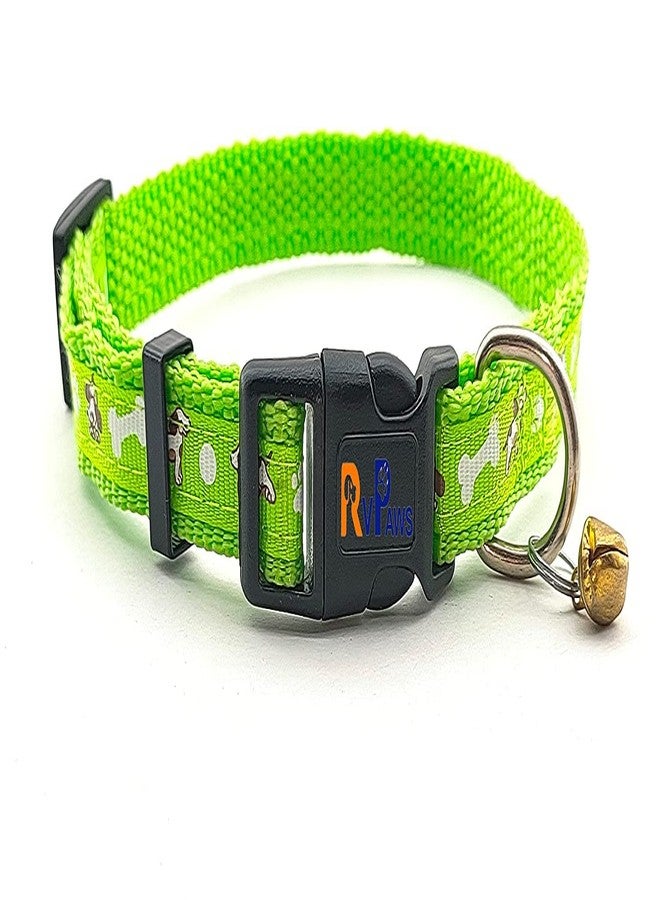 Pups&Pets Pet Collars with Bell Soft Adjustable Safe Collar and Protection Breakaway Cute Kitty Neckband with Animal Print for Puppy and Cats (Color May Vary, Pack of 2) - Image 4